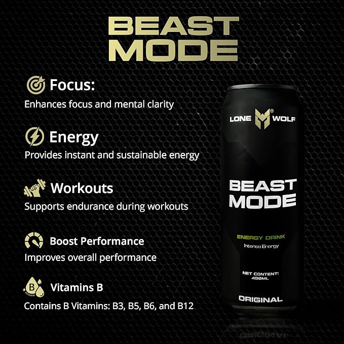 Beast Mode Energy Drink - THE LONEWOLF BRAND PTY LTD