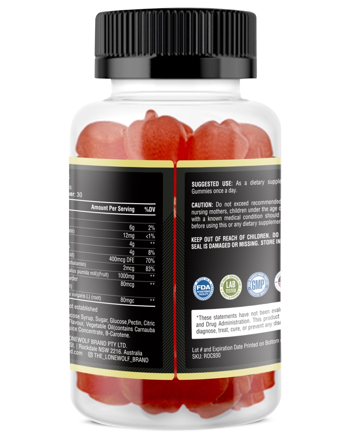 Apple Cider Vinegar Gummies - THE LONEWOLF BRAND PTY LTD