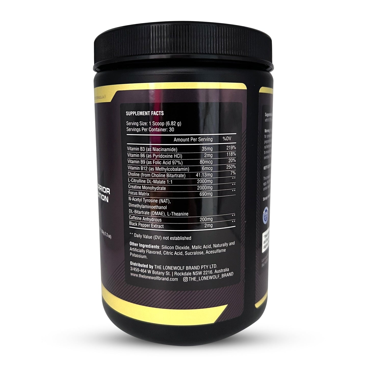 Pre-Workout - THE LONEWOLF BRAND PTY LTD